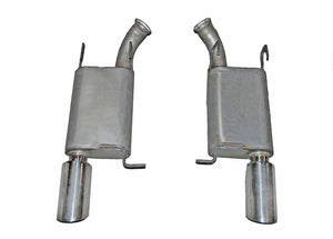 Gibson 2014 Ford Mustang Base 3.7L 2.5in Axle-Back Dual Exhaust - Aluminized - Main Product View