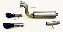 Load image into Gallery viewer, Gibson 2024 Ford F150 5.0L Black Elite Stainless Steel Split Rear Exhaust - Side View