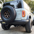 Load image into Gallery viewer, Gibson 21-22 Ford Bronco 4DR Cat-Back Dual Split Exhaust - Stainless - Side View