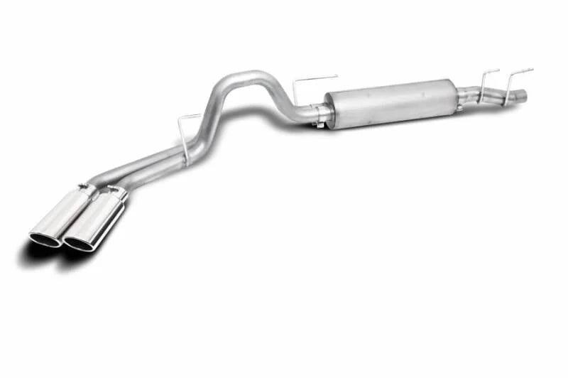 Gibson 21-24 Ford F-150 Super Crew/ Super Cab 2.7L-3.3L-3.5L 2/4wd Cat-Back Dual Sport Exhaust - Side View