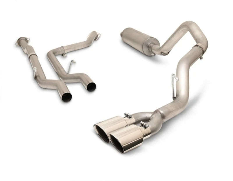 Gibson 22-24 Toyota Tundra 3.5L-T V6 Crew Max Stainless Cat Back Dual Sport Exhaust - Main Product View