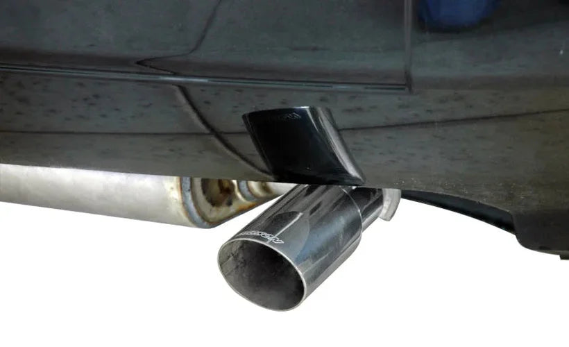 Gibson 07-13 Jeep Patriot Limited 2.4L 2.25in Cat-Back Single Exhaust - Stainless - Back View