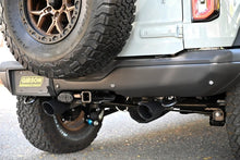 Load image into Gallery viewer, Gibson 2.5in Black Elite Cat-Back Dual Split Exhaust - Stainless fits 2021-2025 Ford Bronco 4-dr 2.7L 4WD - Side View