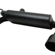 Load image into Gallery viewer, Gibson 07-17 Jeep Wrangler JK Rubicon 3.8L 2.5in Cat-Back Dual Split Exhaust - Black Elite (Ceramic) - Main Product View