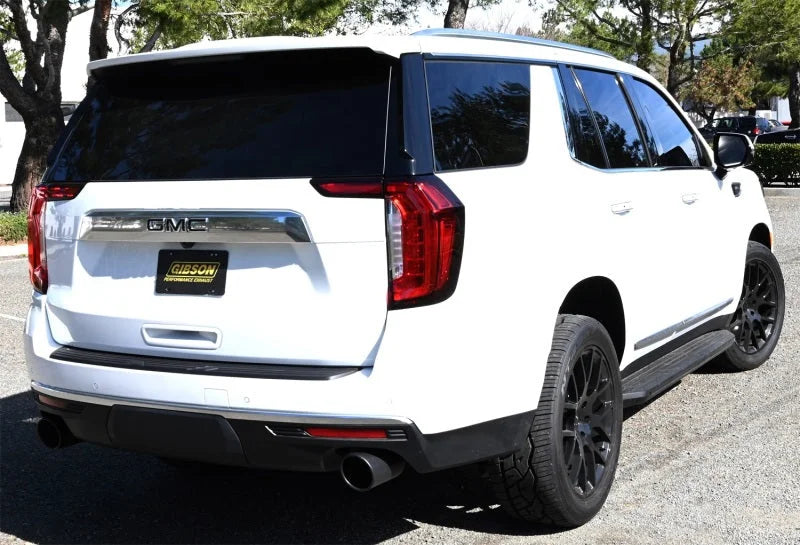 Gibson 2.5in Cat-Back Dual Split T409 Exhaust Black fits 2021-2025 Cadillac Escalade Luxury / 2023-2025 Cadillac Escalade ...