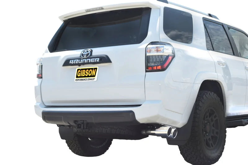 Gibson 2.5in Cat-Back Dual Sport Exhaust - Aluminized fits 2004-2024 Toyota 4RUNNER LIMITED 4.0L - Detail View