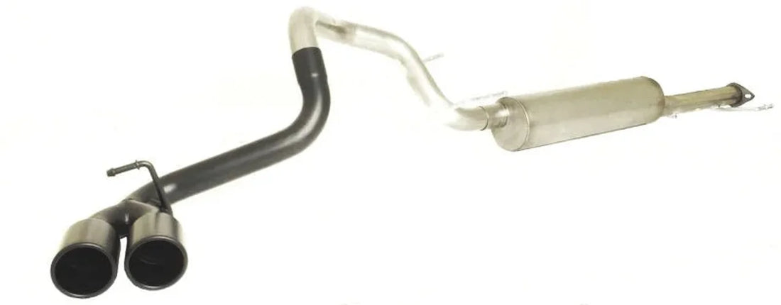 Gibson 04-22 Toyota 4Runner 4.0L 2.5in Cat-Back Dual Sport Exhaust - Black Elite - Side View