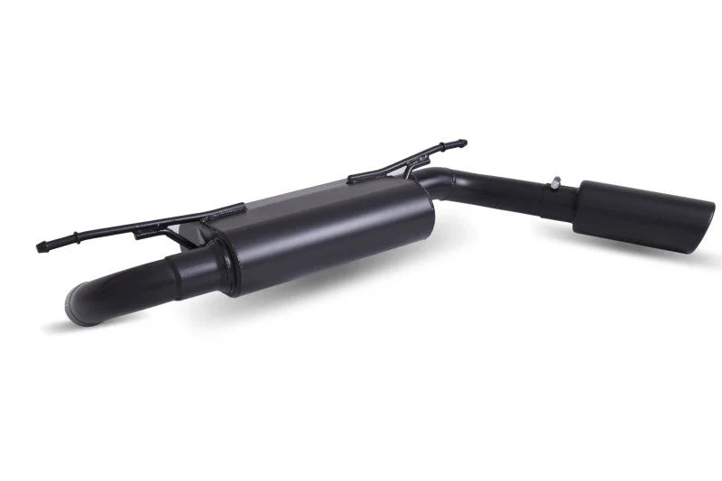 Gibson 2.5in Cat-Back Single Exhaust - Black Elite (Ceramic) fits 2018-2025 Jeep Wrangler JL Rubicon 3.6L - Main Product View