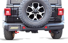 Load image into Gallery viewer, Gibson 2.5in Cat-Back Single Exhaust - Black Elite (Ceramic) fits 2018-2025 Jeep Wrangler JL Rubicon 3.6L - Back View