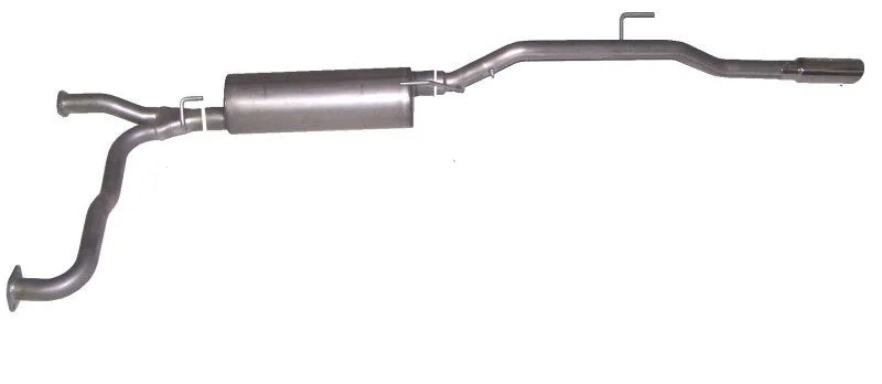 Gibson 2.5in Cat-Back Single Exhaust - Stainless fits 2005-2014 Nissan Xterra / Xterra S 4.0L - Main Product View