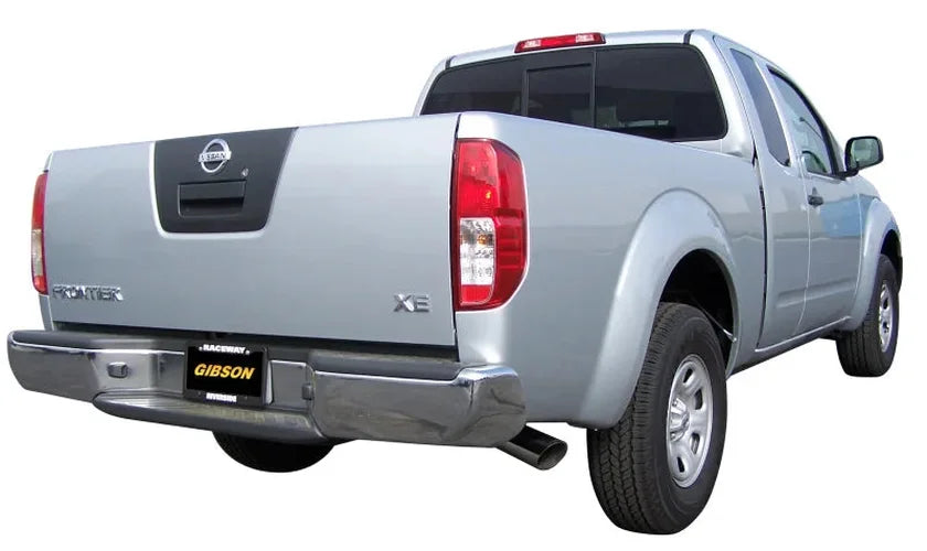 Gibson 3in Cat-Back Single Exhaust - Aluminized fits 2005-2019 Nissan Frontier 4.0L LE - Side View