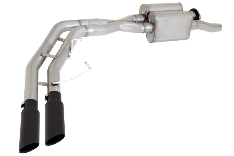 Gibson 3in Cat-Back Super Truck Exhaust - Black Elite fits 2017-2020 Ford F-150 Raptor 3.5L - Main Product View