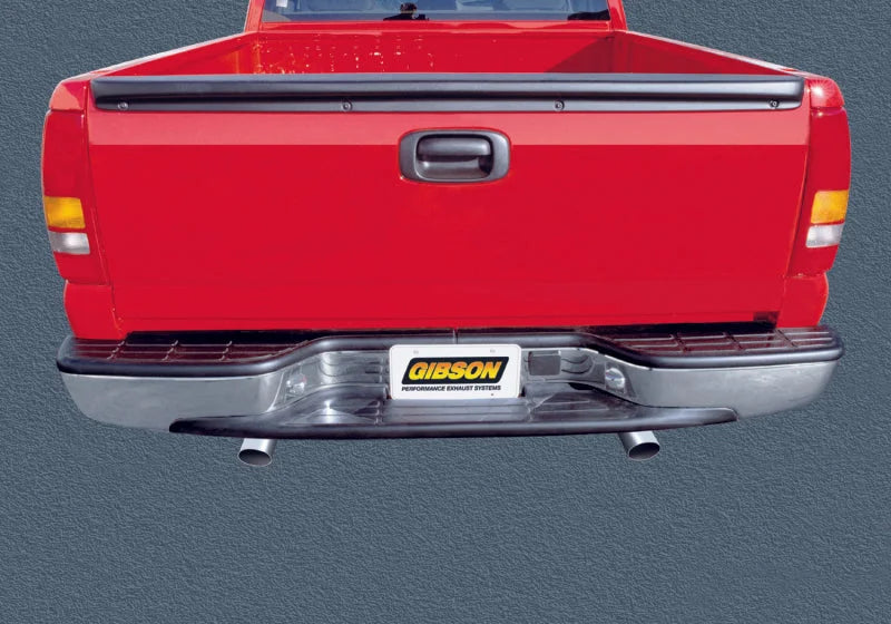 Gibson 3in/2.5in Cat-Back Dual Split Exhaust - Stainless fits 2011-2014 Ford F-150 5.0L KING RANCH - Installation View