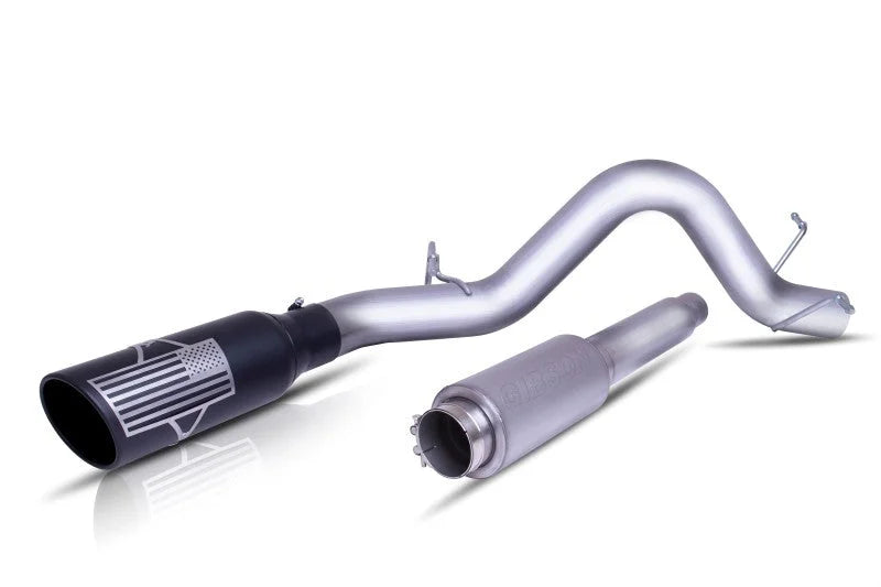 Gibson 3in/4in Patriot Series Cat-Back Single Exhaust - Stainless fits 2009-2018 Ram 1500 5.7L - Main Product View
