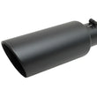 Load image into Gallery viewer, Gibson Black Ceramic Rolled Edge Angle Exhaust Tip - Main Product View