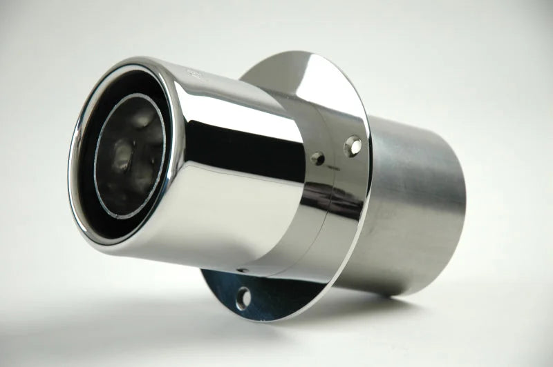 Gibson Marine Power Tip Muffler (Pair) Transom Mount - 4in Inlet/4in Length - Stainless - Main Product View