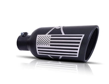 Load image into Gallery viewer, Gibson Patriot Series Rolled Edge Slash-Cut Tip - 5in OD/4in Inlet/12in Length - Black Ceramic - Main Product View