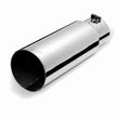 Load image into Gallery viewer, Gibson Rolled Edge Angle-Cut Tip - 4in OD/3.5in Inlet/12in Length - Stainless - Main Product View