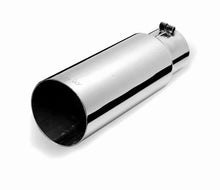 Load image into Gallery viewer, Gibson Rolled Edge Angle-Cut Tip - 4in OD/3.5in Inlet/12in Length - Stainless - Main Product View