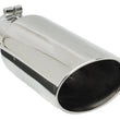 Load image into Gallery viewer, Gibson Round Dual Wall Oval Slash-Cut Tip - 3.5in OD/2.375in Inlet/11in Length - Stainless - Main Product View