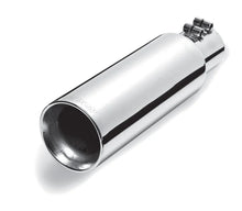 Load image into Gallery viewer, Gibson Round Dual Wall Straight-Cut Tip - 4in OD/2.5in Inlet/12in Length - Stainless - Main Product View