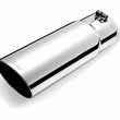 Load image into Gallery viewer, Gibson Round Single Wall Angle-Cut Tip - 3.5in OD/2.75in Inlet/10in Length - Stainless - Main Product View