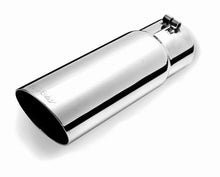 Load image into Gallery viewer, Gibson Round Single Wall Angle-Cut Tip - 3.5in OD/2.75in Inlet/10in Length - Stainless - Main Product View