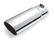 Load image into Gallery viewer, Gibson Round Single Wall Angle-Cut Tip - 3in OD/2.5in Inlet/8in Length - Stainless - Main Product View