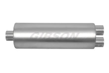 Load image into Gallery viewer, Gibson SFT Superflow Center/Dual Round Muffler Stainless - Main Product View