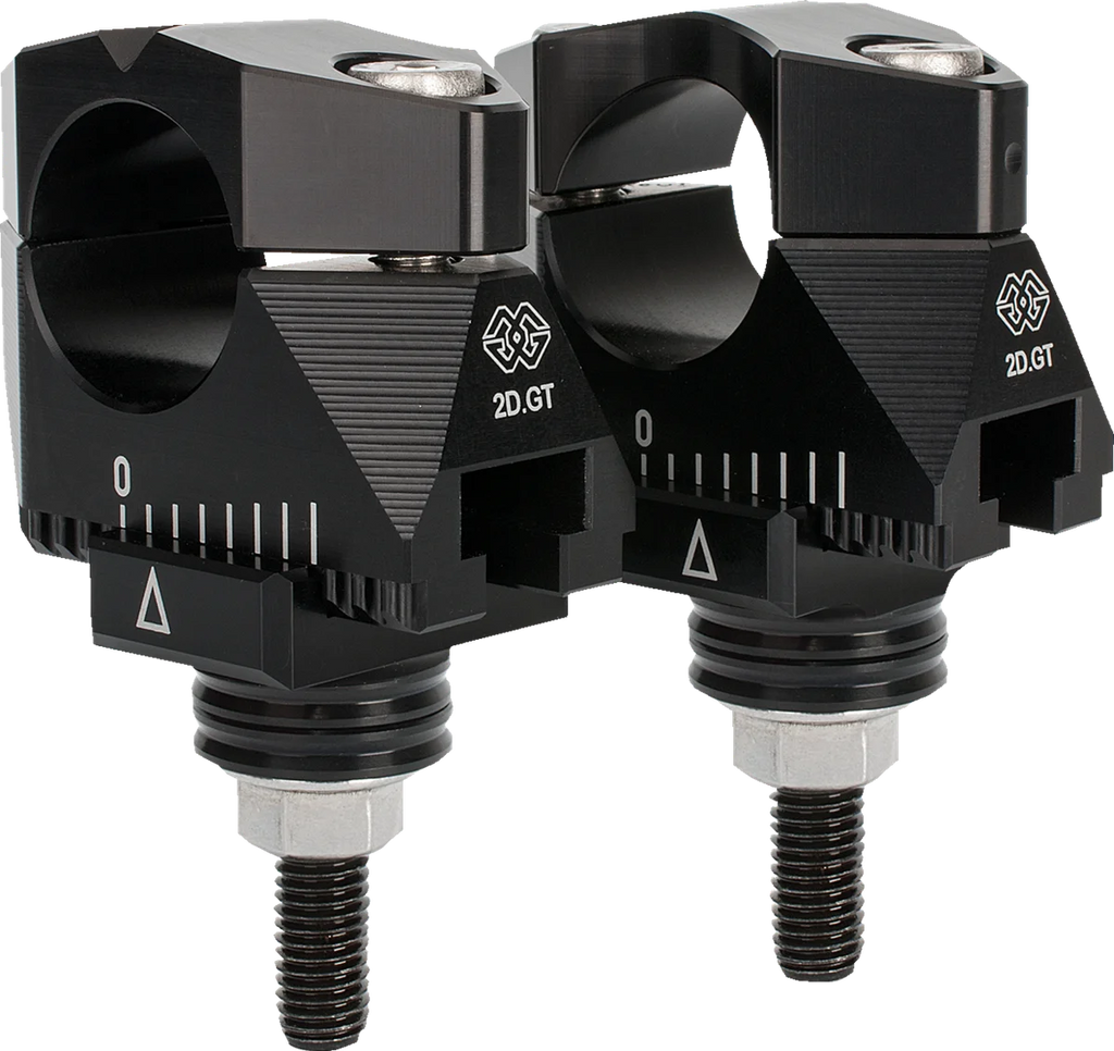 Gilles Tooling 2D.GT Risers - Black 2DGT-14 - Main Product View