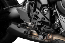 Load image into Gallery viewer, Gilles Tooling Adjustable Rearset - Black - Side View
