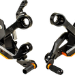 Load image into Gallery viewer, Gilles Tooling Adjustable Rearset - Black - KTM