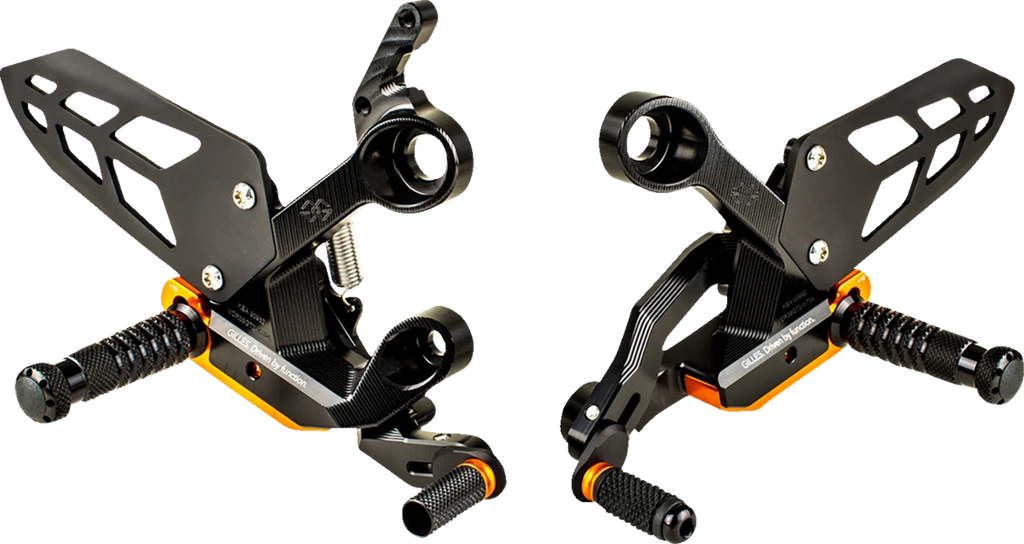 Gilles Tooling Adjustable Rearset - Black - KTM