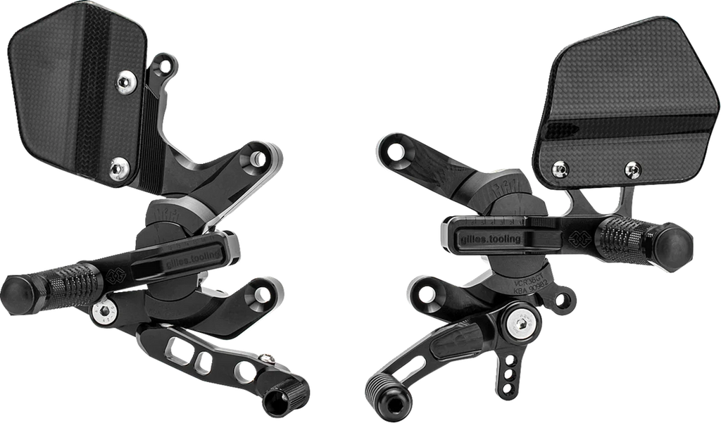 Gilles Tooling Adjustable Rearset - Black - KTM - Main Product View