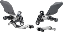 Load image into Gallery viewer, Gilles Tooling Adjustable Rearset - Black/Chrome