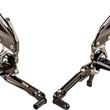 Load image into Gallery viewer, Gilles Tooling Adjustable Rearset - Chrome - RCT10GT-IN01 fits Indian - Main Product View
