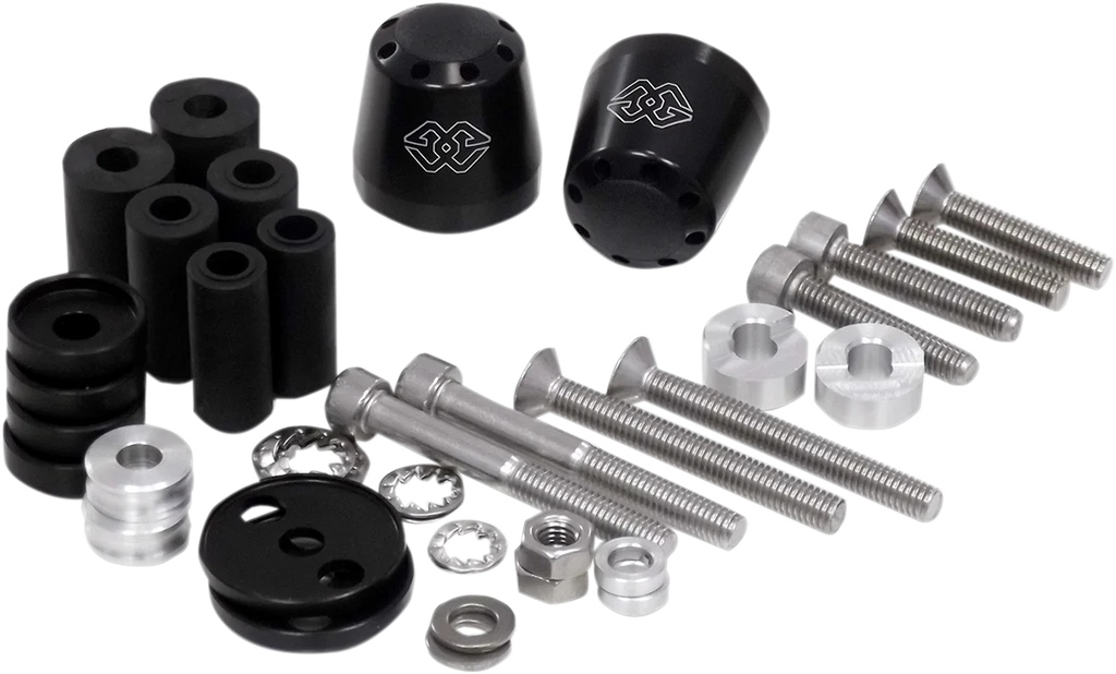 Gilles Tooling Bar-End Weights - Cone - Black LG-CO-22-B - Main Product View