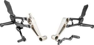 Gilles Tooling FXR Rearset - Black - Aprilia FXR-A03-B - Main Product View