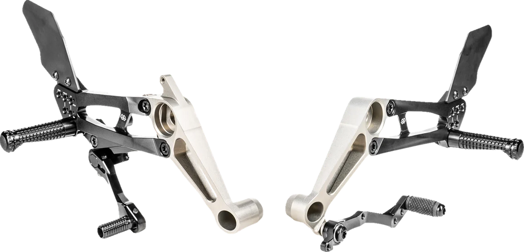 Gilles Tooling FXR Rearset - Black - Aprilia FXR-A03-B - Main Product View