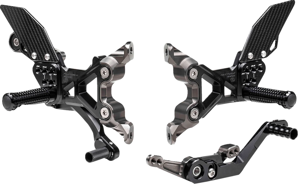 Gilles Tooling FXR Rearset - Black - BMW - Main Product View