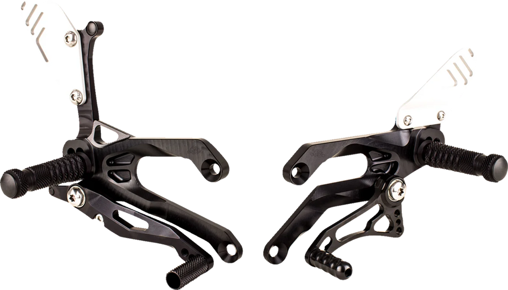 Gilles Tooling FXR Rearset - Black - Yamaha FXR-Y05-CUP-B - Main Product View
