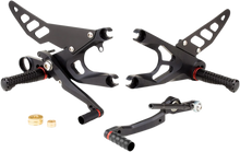 Load image into Gallery viewer, Gilles Tooling FXR Rearset - Black - Yamaha FXR-Y08-B - Side View