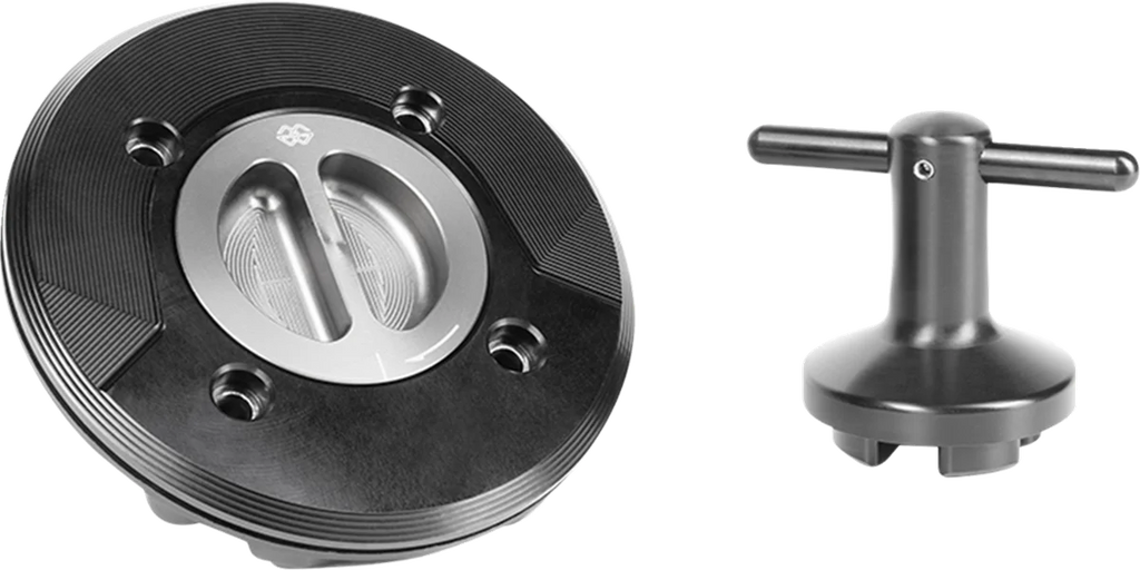 Gilles Tooling Fuel Filler Cap - Black - Kawasaki - Main Product View
