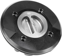 Load image into Gallery viewer, Gilles Tooling Fuel Filler Cap - Black - Kawasaki - Side View