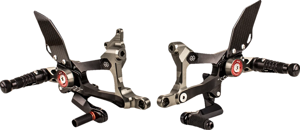 Gilles Tooling MUE2 Rearset - Black - Ducati - Main Product View