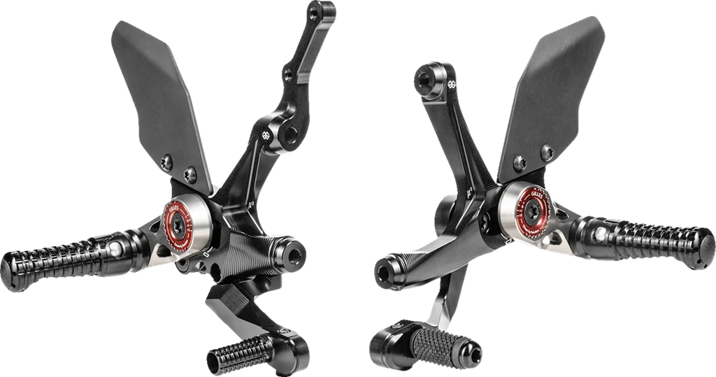 Gilles Tooling MUE2 Rearset - Black - Ducati - Main Product View