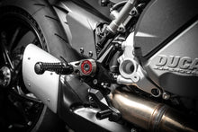 Load image into Gallery viewer, Gilles Tooling MUE2 Rearset - Black - Ducati - Side View