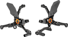 Load image into Gallery viewer, Gilles Tooling MUE2 Rearset - Black - KTM - Main Product View