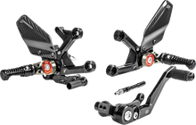 Load image into Gallery viewer, Gilles Tooling MUE2 Rearset - Black - MUE2-H02-B fits Honda - Main Product View