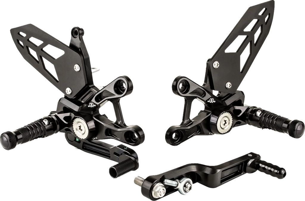 Gilles Tooling MUE2 Rearset - Black - Suzuki - Main Product View